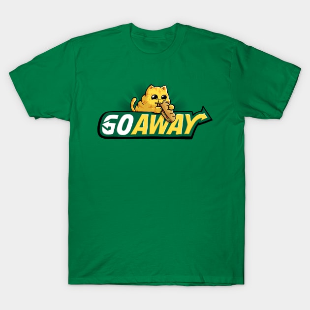 Go Away T-Shirt by BignellArt